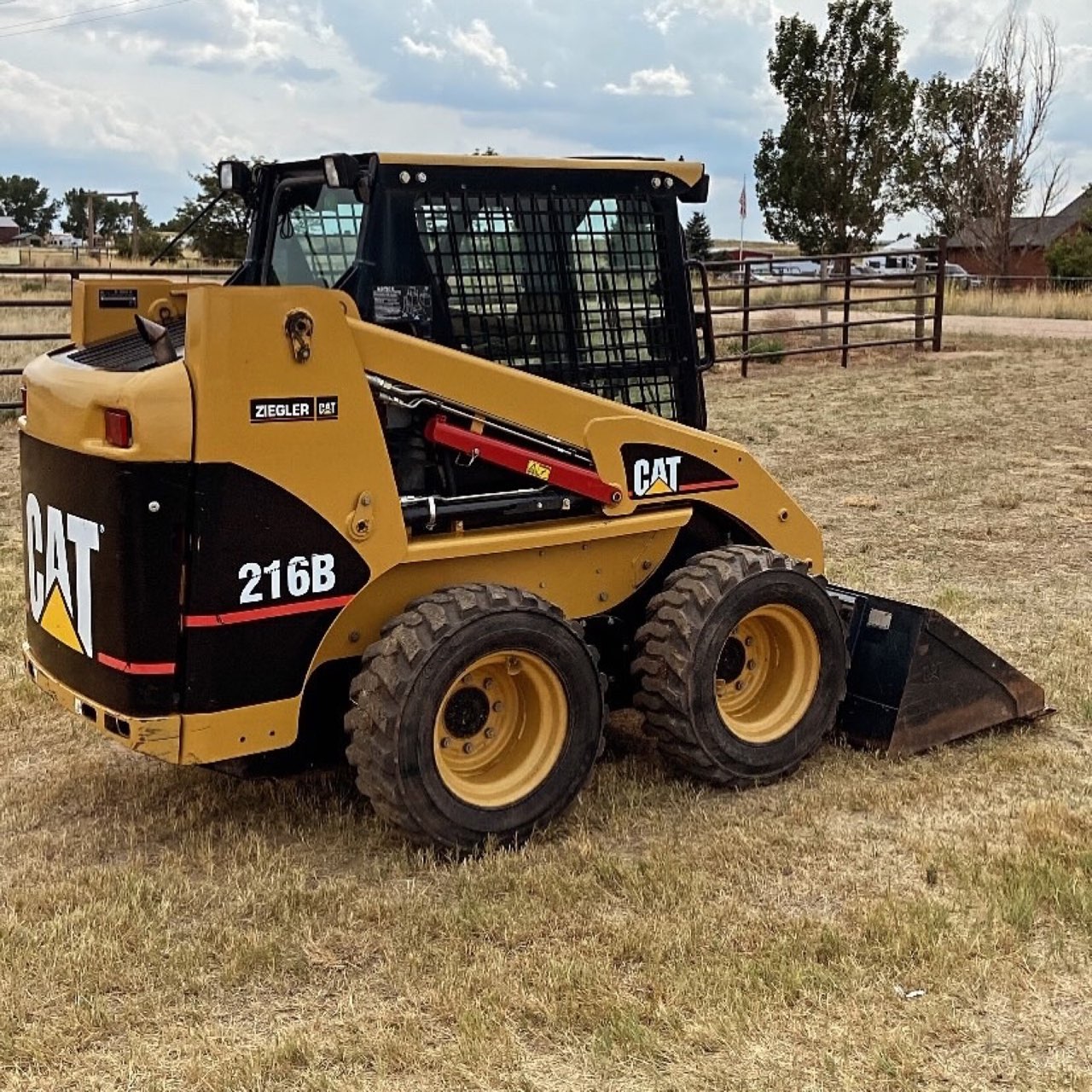 CAT skid steer rental ready for Northern Colorado jobsites